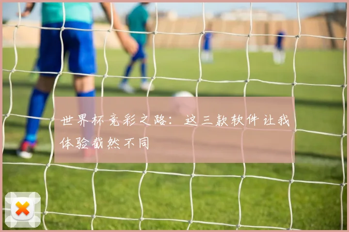 世界杯竞彩之路：这三款软件让我体验截然不同